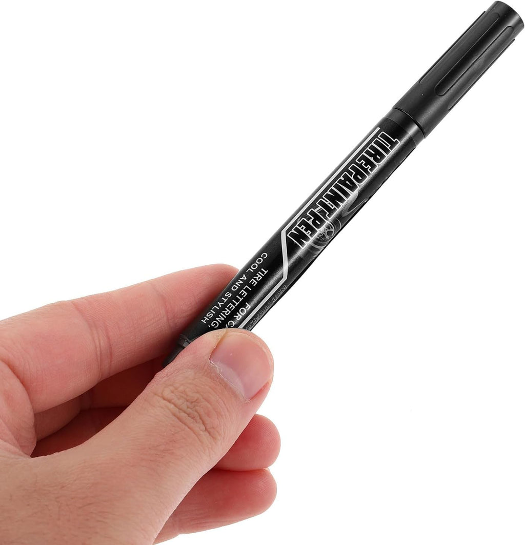 ibasenice 3pcs Car Tire Marking Paint Pens Oil-based Tire Markers Resistant to Peeling and Wear and Creative Marking