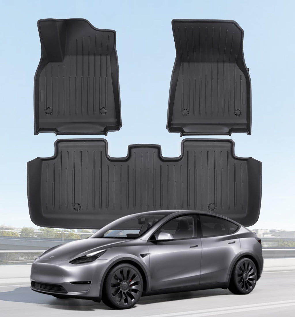 Floor Mats Fits for Tesla Model Y 5-Seat 2024-2020