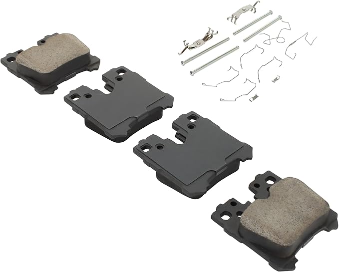 Premium Semi-Metallic Rear Brake Pads Replacement