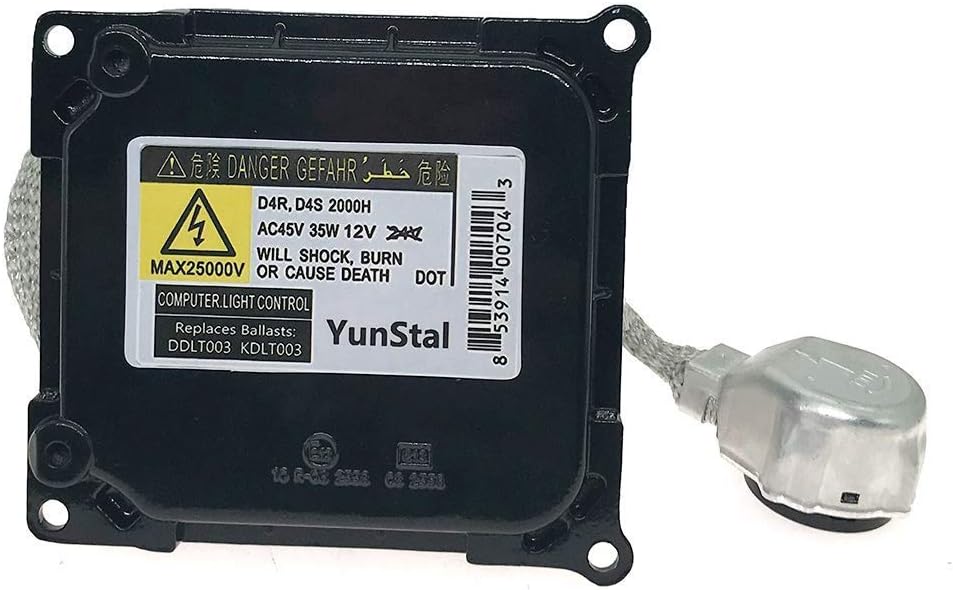 KDLT003 DDLT003 85967-52020 Xenon Headlight Ballast Control Unit Module with Fast Startup Safe Stability for IS250 IS350 RX350 GS300 GS430 ES350 Toyota Prius Avalon Solara Venza