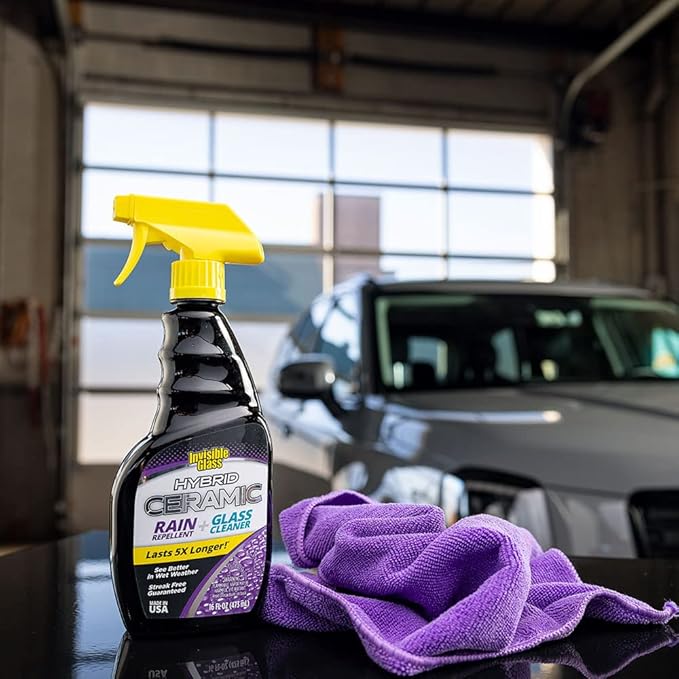 Invisible Glass 92183 Hybrid Ceramic Rain Repellent and Glass Cleaner Cleans - Image 5