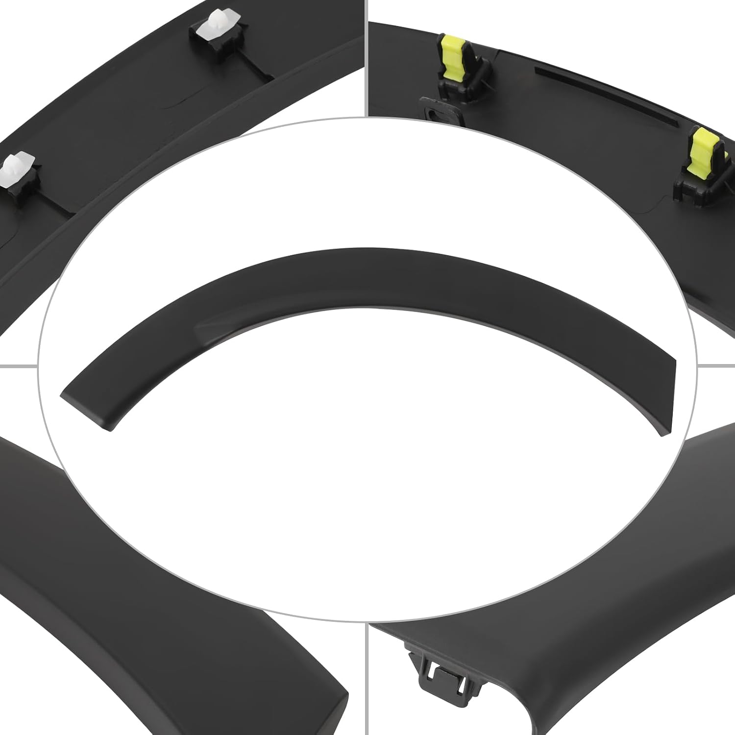 Rear Fender Trim Molding Fit For 2023 2024 Honda CR-V, 74453-3A0-A00, 74413-3A0-A00, Left/Right Side Rear Wheel Flare Kit, Black Wheel Arch Trim (Right Passenger Side)