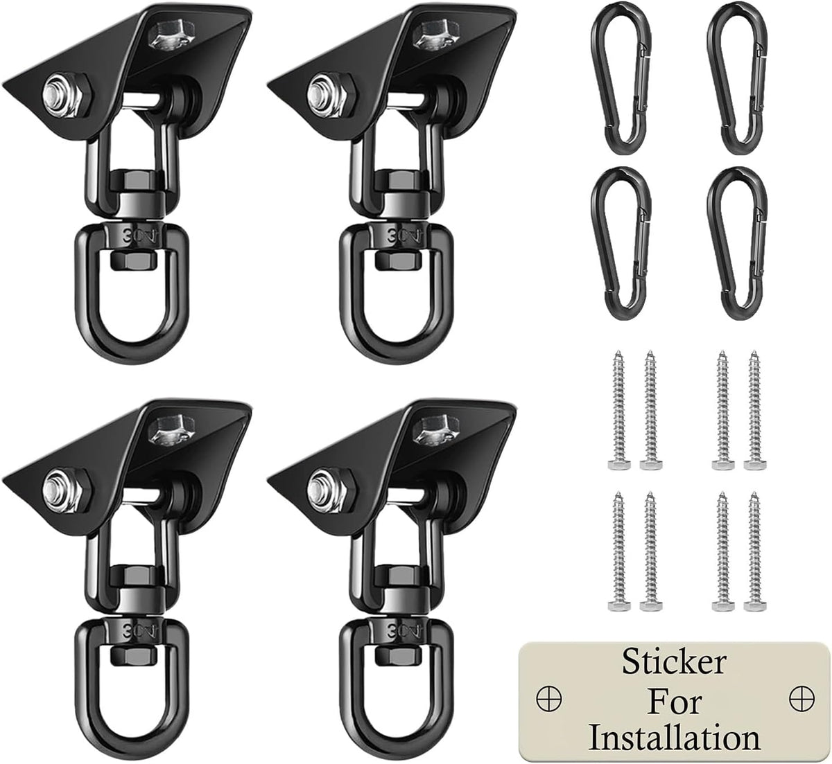 Heavy Duty Swing Hangers for Wooden Sets 2000 LB Capacity Hammock Hanger 360