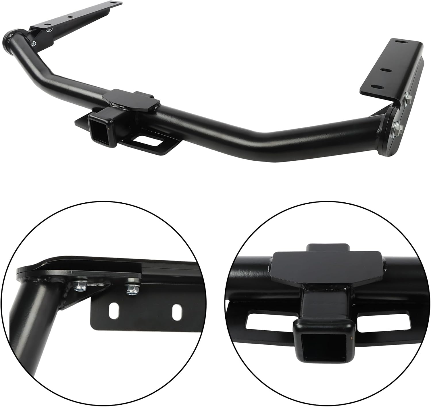 Class 3 Trailer Hitch Receiver Bumper Towing 2" Replacement for Highlander 2014 2015 2016 2017 2018 2019