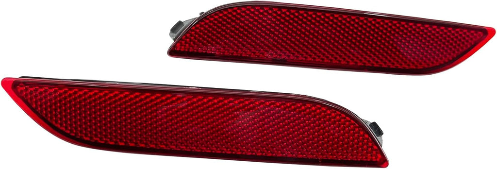 Rear Bumper Lights Lamp Reflector Lamp For Toyota Camry 2018-2021 | Rear Bumper Lights Lamp Reflector Lamp For Toyota Camry 2018 2019 2020 2021 Tail Red Lens reflection effect
