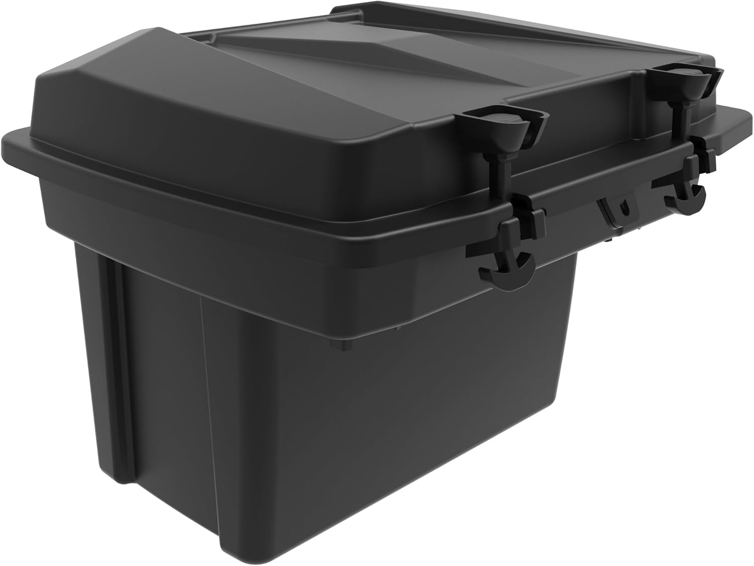 Removable Cargo Storage Box for Can Am Defender HD5 HD7 HD8 HD9 HD10 Max/Commander Accessories, Double Layer Rear Cargo Box Bed Trunk Storage Bin