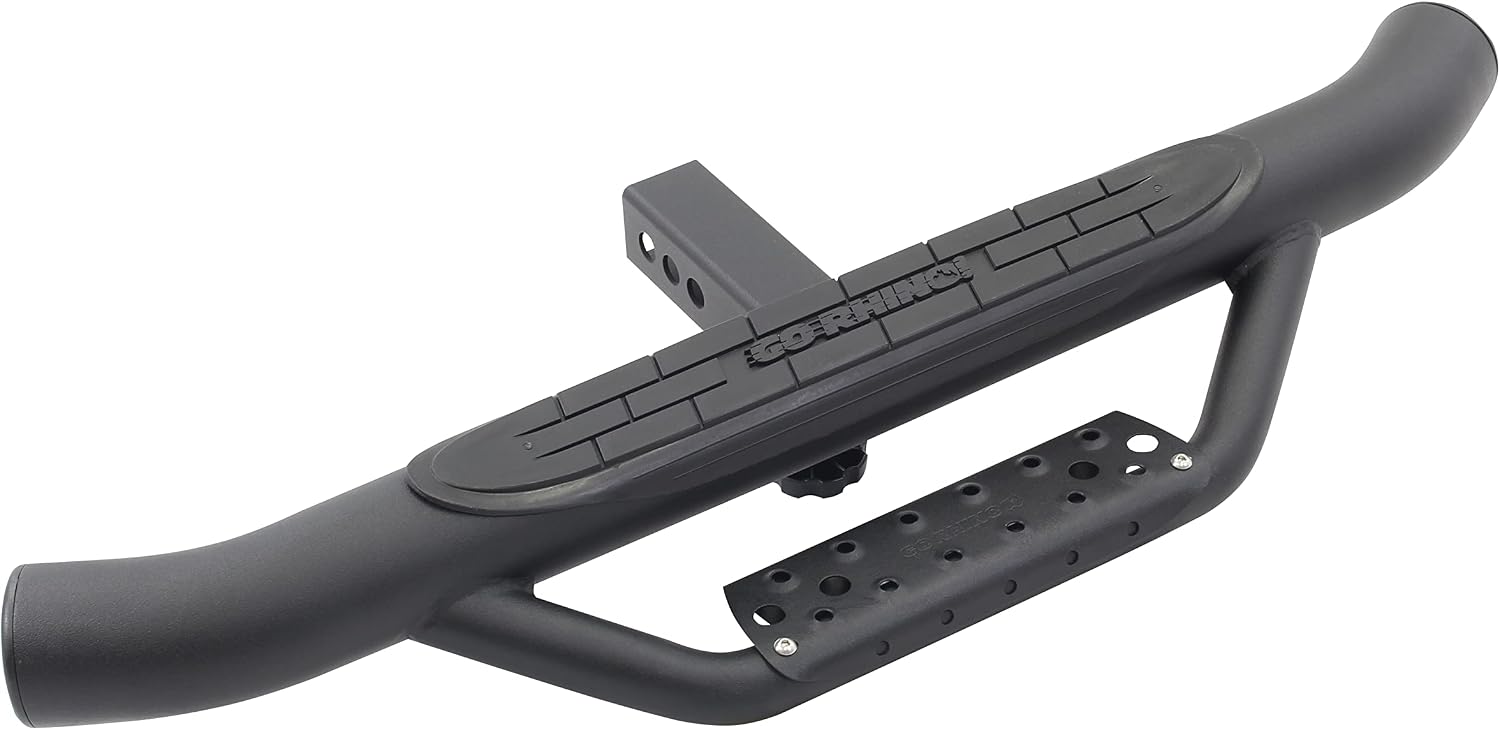 Go Rhino Dominator Hitch Step | 36" Mild Steel, Textured Black | D360T | Fits 2" Receivers