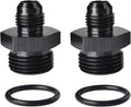 8AN Male Flare to 12AN 12 ORB O-ring Boss Fuel Rail Adapter Fitting Aluminum by Podavelle