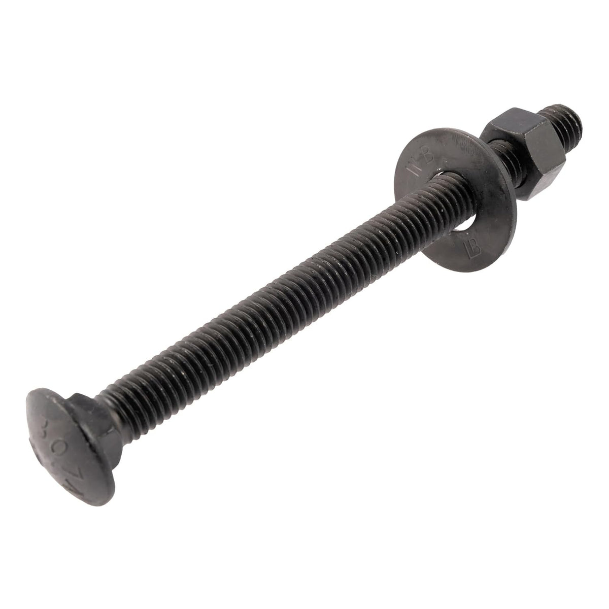 5/8 in. x 6 in. black carriage bolt, main product view