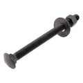 1/2 in. x 6 in. black carriage bolt, main product view