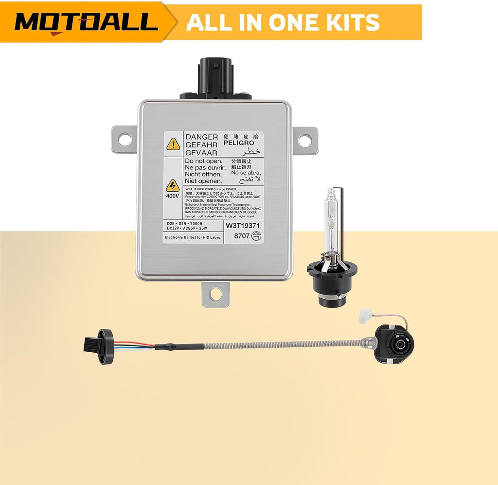 MOTOALL W3T15671 Xenon HID Ballast Control Unit Assembly Module for Acura Mazda Mitsubishi W3T19371 W3T13072