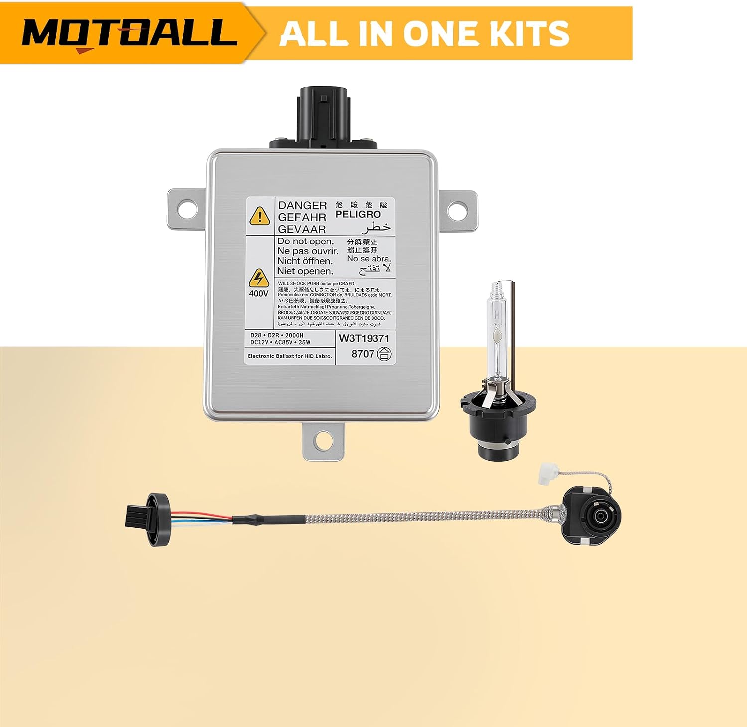 MOTOALL W3T15671 Xenon HID Ballast Control Unit Assembly Module for Acura Mazda Mitsubishi W3T19371 W3T13072
