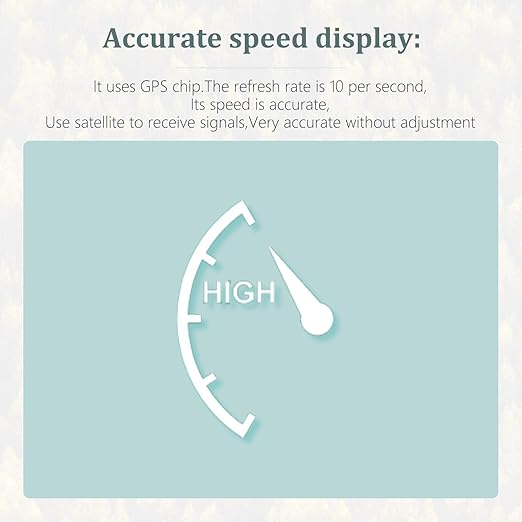 Speedometer HUD, GPS Digital Speed Meter - Image 8