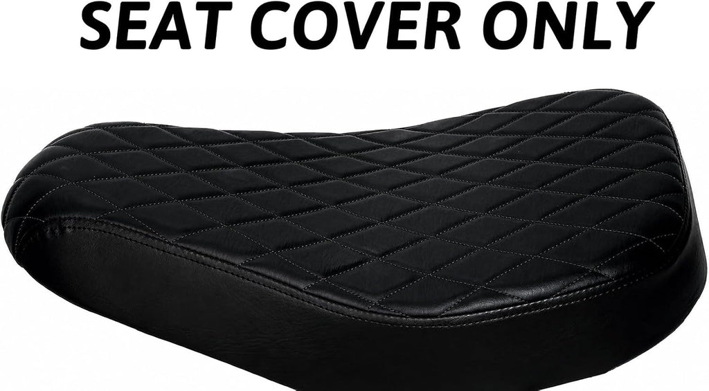 JMCHstore Black Diamond Stitch Retro Mini Bike Seat Cover for Coleman B200R B200C B200V RB200 Realtree RT200 MEGA Moto B212 MAX Cushion Replacement Parts