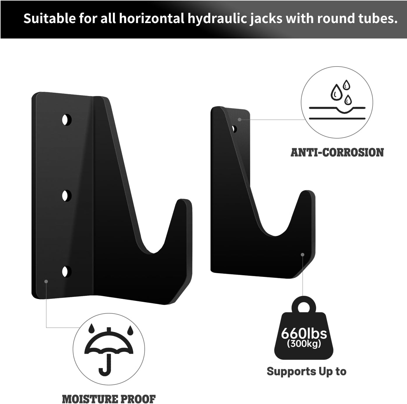 Car Hydraulic Trolley Floor Jack Stand Rack Wall Mount Holder | Wall Organizer Storage Rack Mount Brackets Jack Stands Tower Trailer Accessories Tool