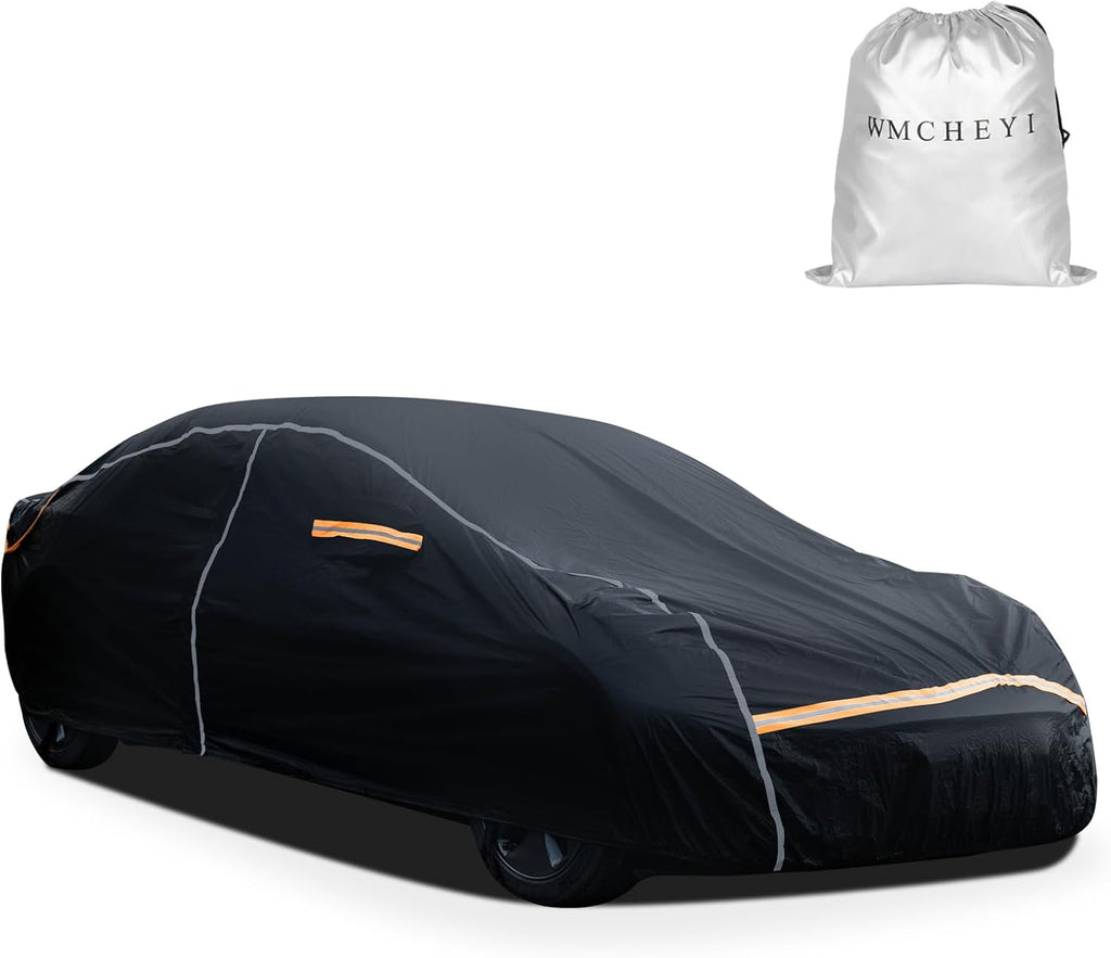Car Cover Waterproof All Weather, 6 Layers Car Covers