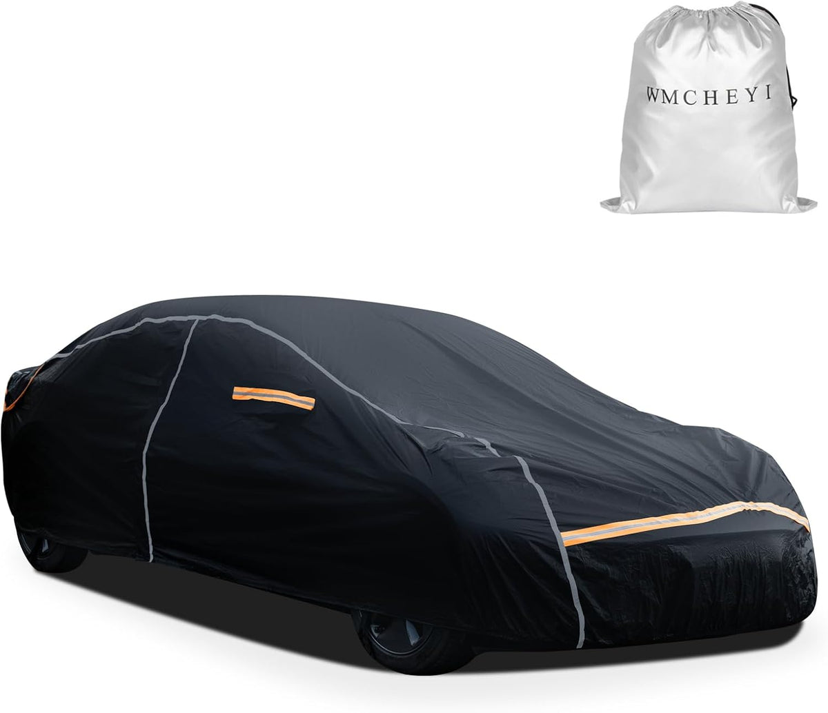 Car Cover Waterproof All Weather, 6 Layers Car Covers
