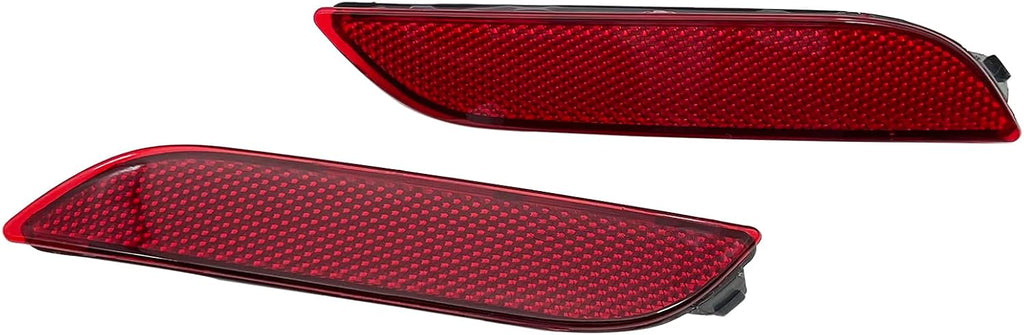 Rear Bumper Lights Lamp Reflector Lamp For Toyota Camry 2018-2021 | Rear Bumper Lights Lamp Reflector Lamp For Toyota Camry 2018 2019 2020 2021 Tail Red Lens reflection effect