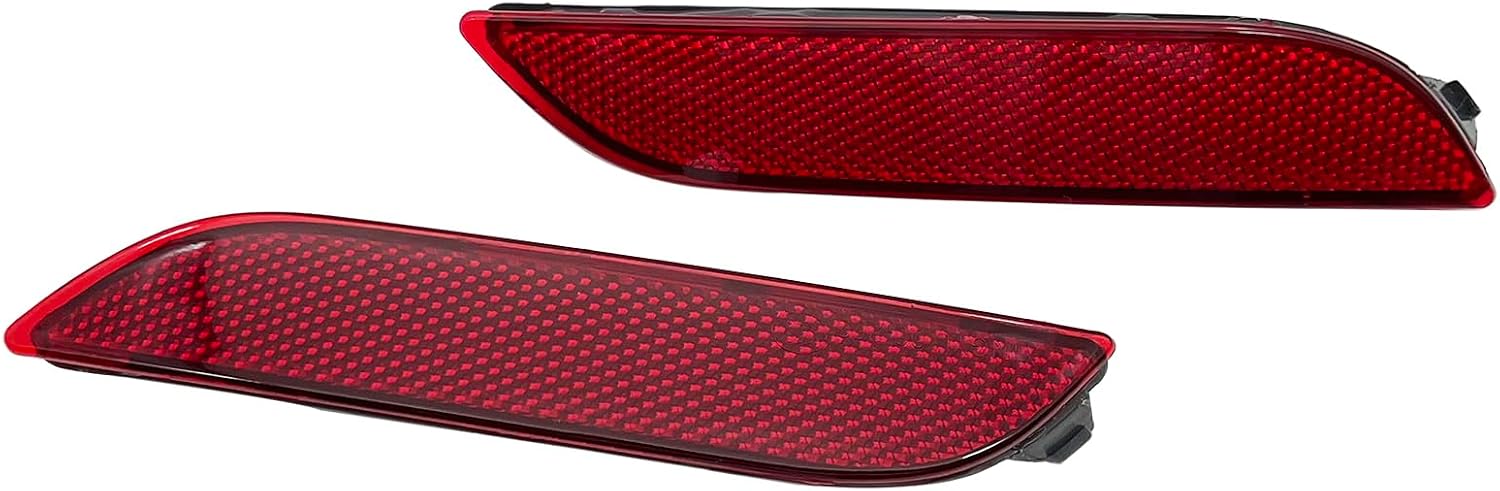 Rear Bumper Lights Lamp Reflector Lamp For Toyota Camry 2018-2021 | Rear Bumper Lights Lamp Reflector Lamp For Toyota Camry 2018 2019 2020 2021 Tail Red Lens reflection effect