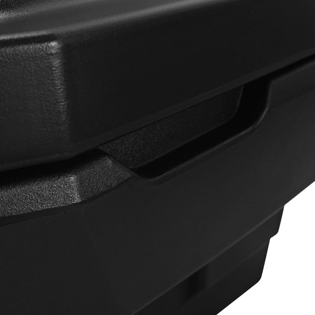 TCMT 96L ATV Storage Box Rack Basket Rear Cargo Trunk Luggage Tail Box with Backrest Universal