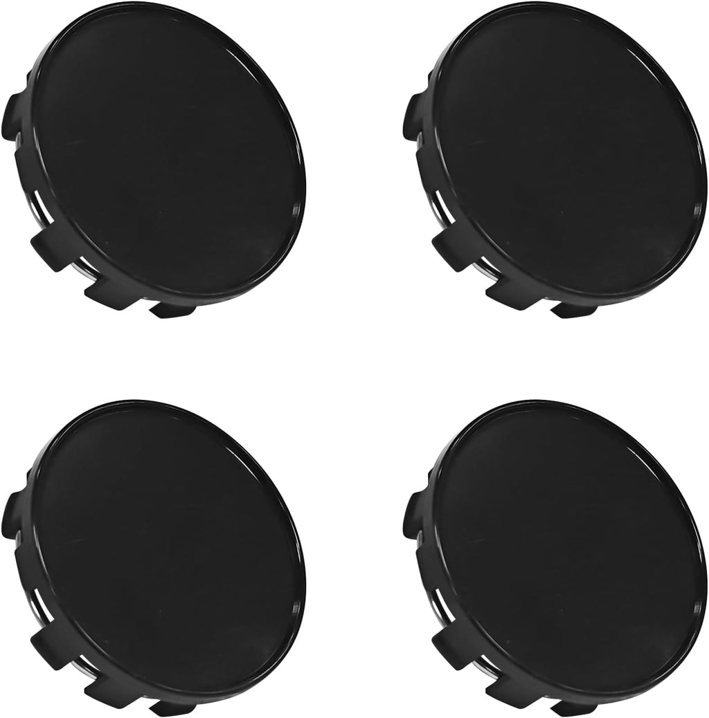 4PCS 54mm Wheel Center Caps, Universal Hubcaps Snap-in Rim Hub Cap Covers, Anti-Scratch Dustproof Wheel Hub Caps for Cars, SUVs, Trucks, Sedans, Replacement Car Wheels Cap Accessories (Black)