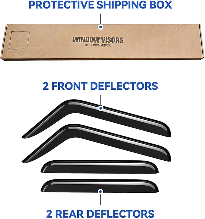 Window Visors Rain Guards Shield - Image 5