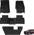 3W Floor Mats Fit for Jeep Grand Cherokee L 7 Seat 2021-2025 All Weather TPE by 3W