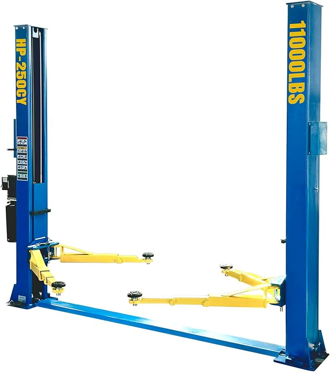 110V Two Post Car Lift 11, 000 LBS Heavy Duty Floor Plate 2 Posts Auto Hoist - Image 9