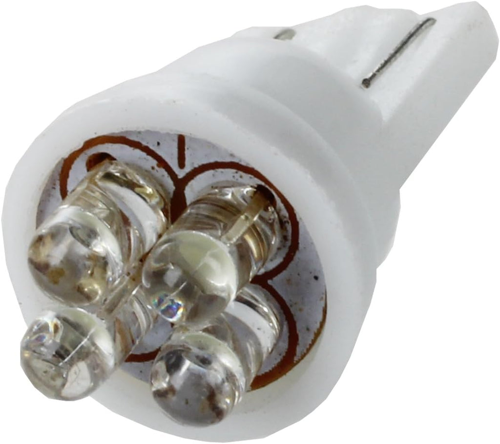 10 X Car White 4 LED T10 168 Bulb Wedge Light Lamp 12V