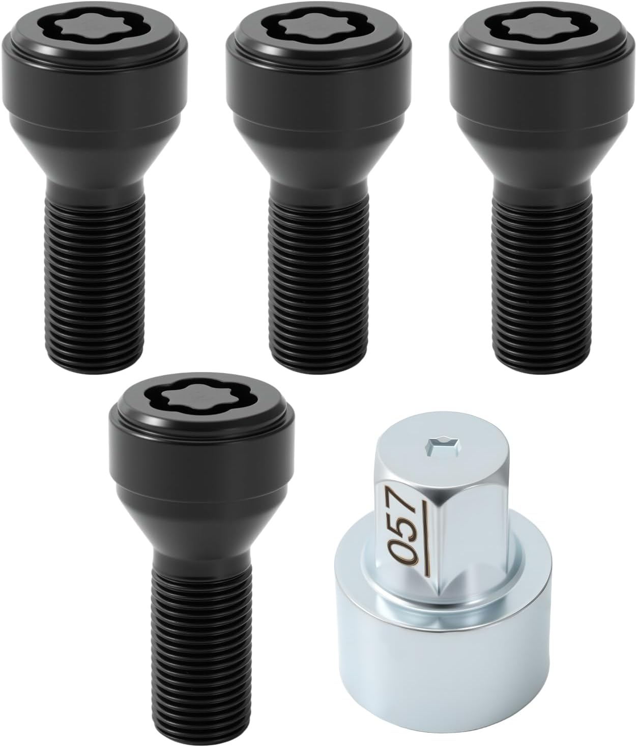 36136792851 Wheel Stud Bolt Locks 14 x 1.25MM Compatible for BMW 2009-2024 F20 F46 F45 F23 F10 F07 Replace#000000B728 36132453961 36136779693 36136782987