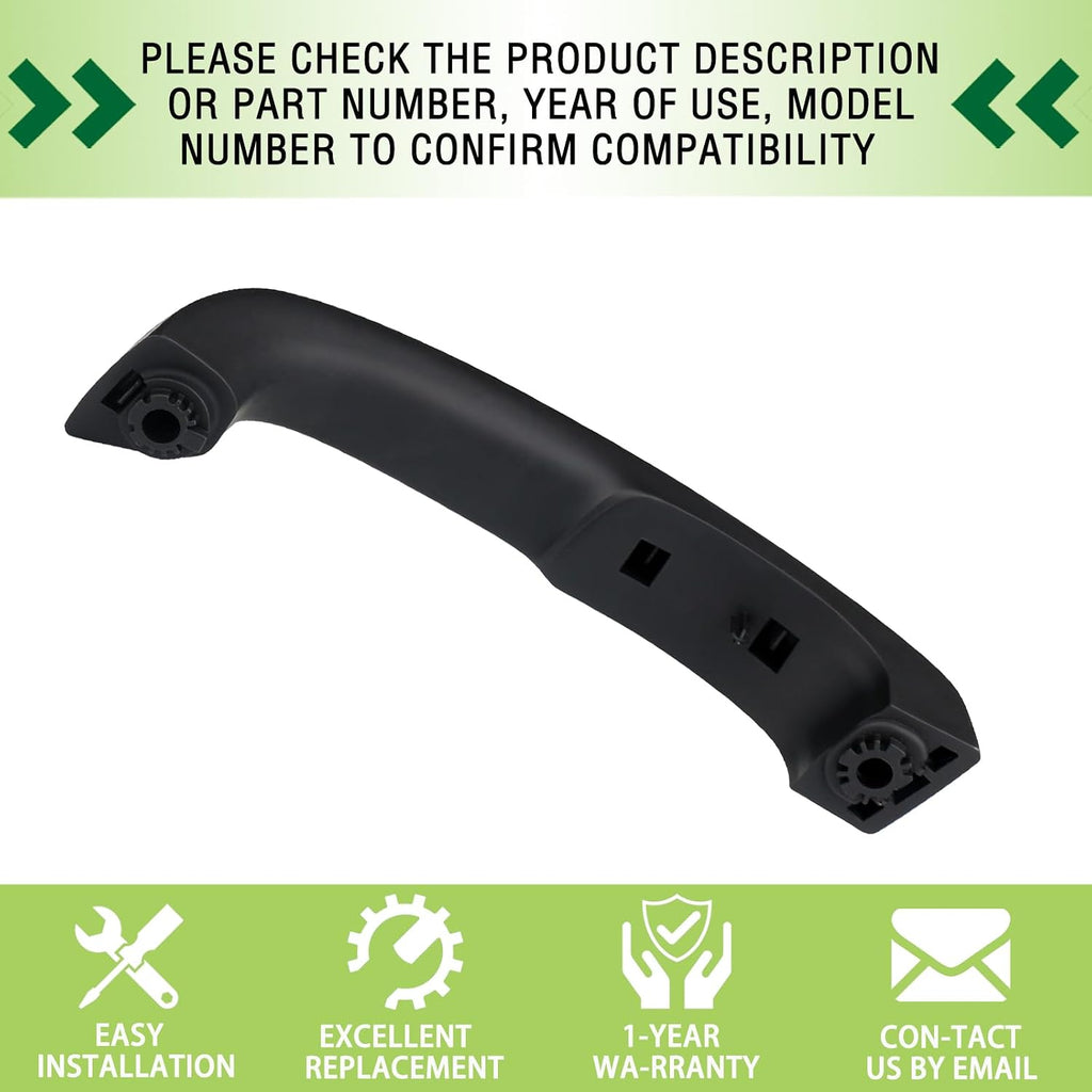 Interior Door Pull Handle Armrest Inside Grab Handle Front Left Driver Side Ebony Compatible with 2010-2014 Chevrolet Chevy Silverado GMC Sierra Replaces 25932417