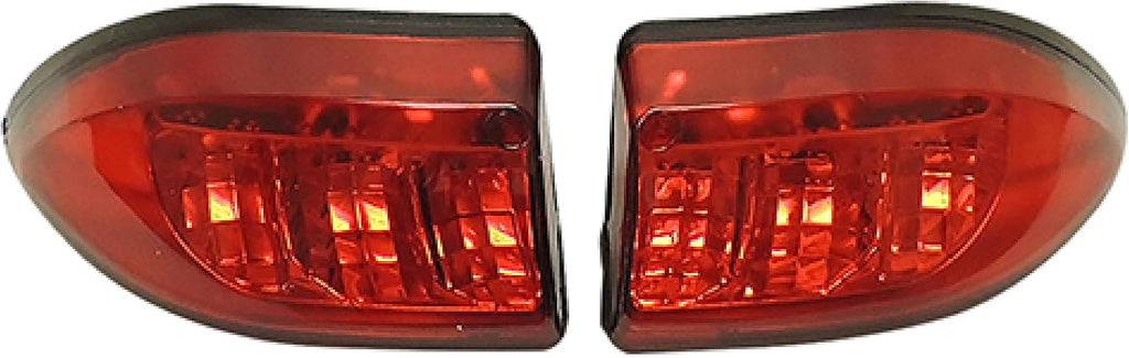 Red Hawk LGT-336 Taillight - Set of 2 Compatible With/Replacement For Club Car Tempo, Precedent Golf Carts
