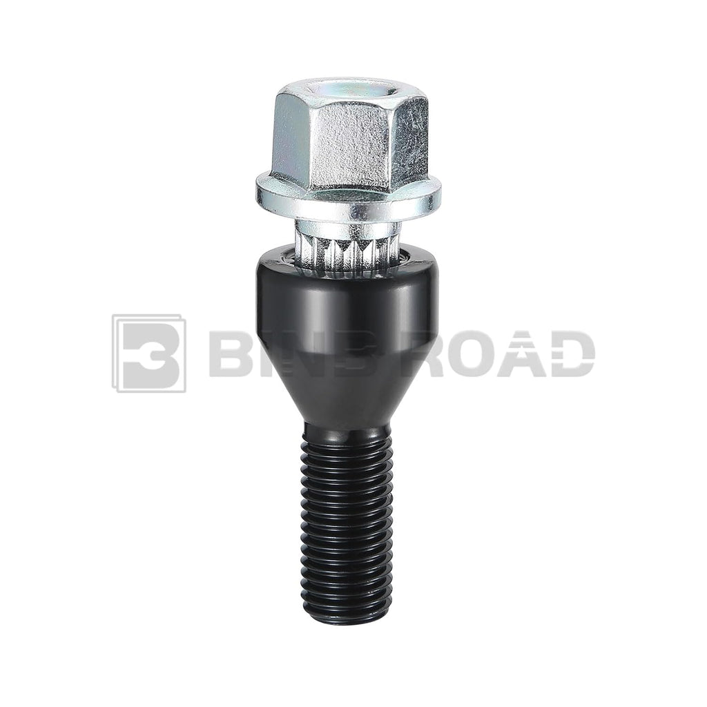 Lockable Wheel Bolt Rim Locks M12 X 1.5 Compatible with BMW 128i 325i 328i 335i 525i 528i 550i 650i Z4 (Replaces 36136786419)
