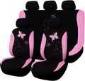 flying banner butterfly car seat covers ful set, main product view