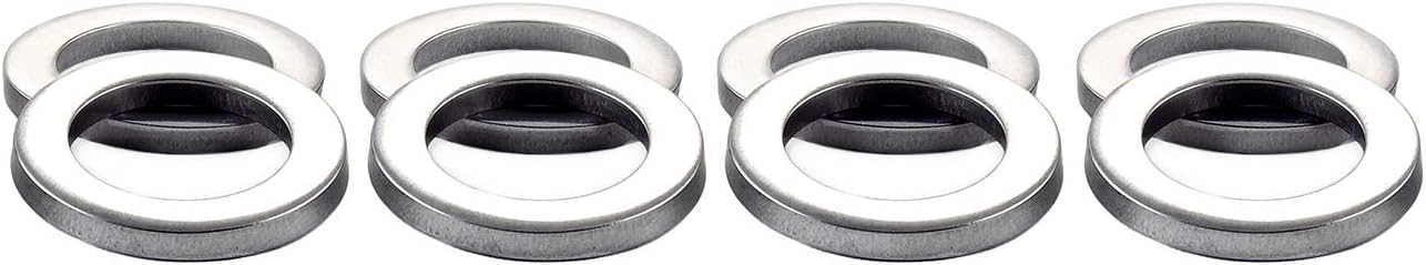MCGARD 78715 Stainless Steel Duplex Mag Washer - Pack of 8,Chrome