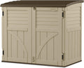 suncast horizontal shed, compact outdoor storage system, 34, main product view
