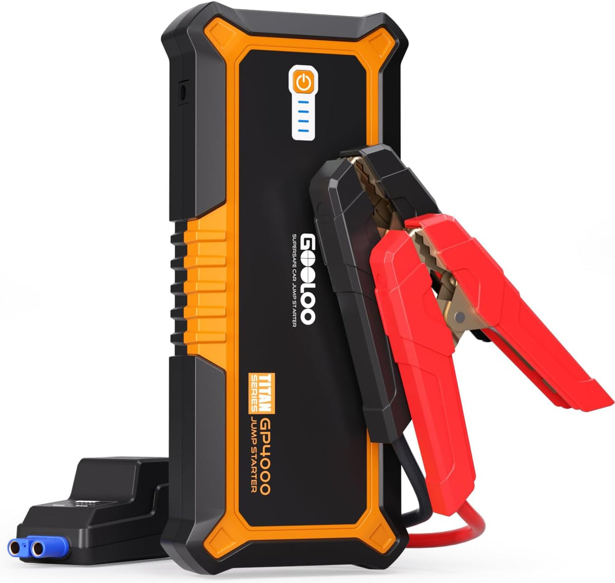 GOOLOO 4000A Peak Car Jump Starter 12V Auto Battery Booster SuperSafe Lithium