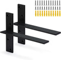 floating shelf bracket heavy duty free hanging countertop, main product view