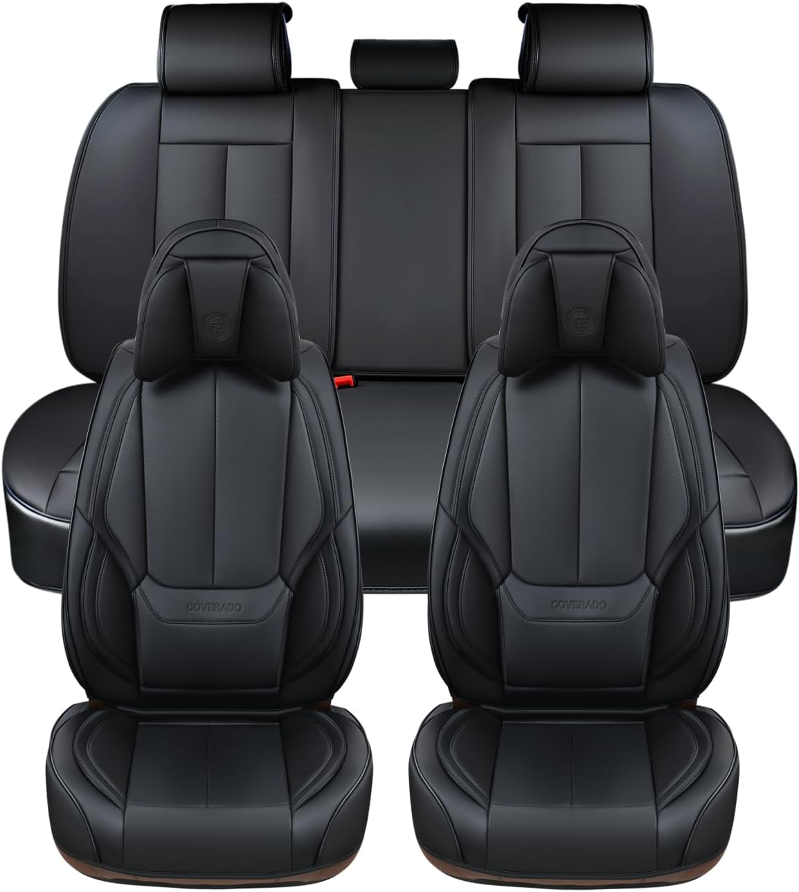 coverado car seat covers 5 pieces, full set, package contents
