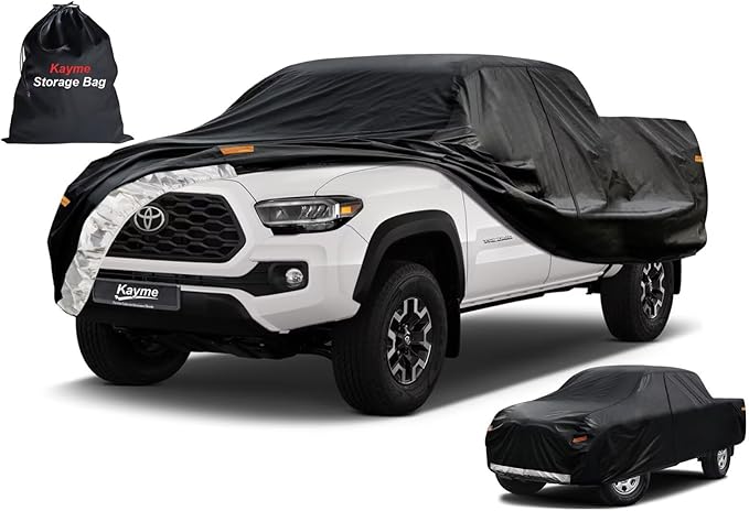 Kayme Truck Cover Custom Fit Toyota Tacoma Xtra/Access/Double SB. Full Exterior by kayme