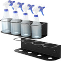 Therwen 2 Pcs 4 Holes All Purpose Steel Spray Bottle Holder Heavy Duty Can