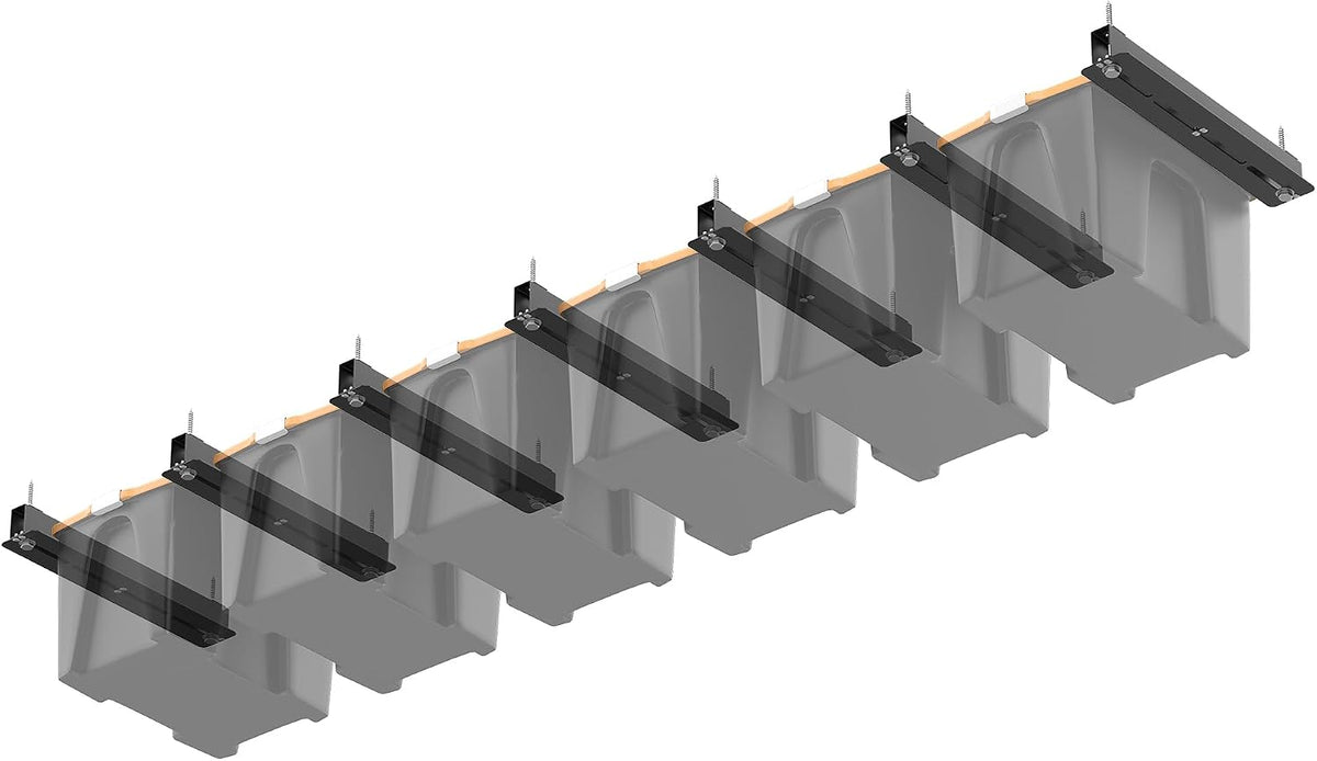 ultrawall overhead garage storage racks for bins, ceiling, main product view