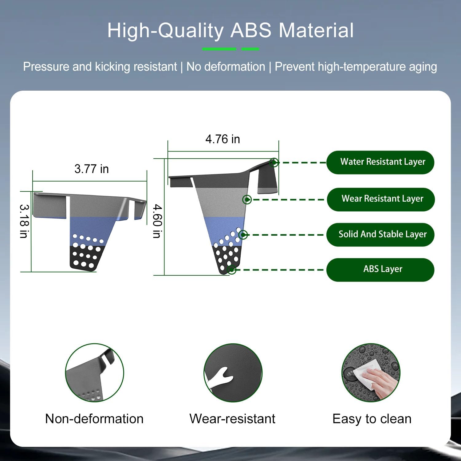 xipoqix Hood Water Barrier Board Compatible with 2022-2026 Ford Maverick Water Guide Grille Channel Barrier Guard Debris Filter Replacement for 2022-2026 Ford Maverick Accessories
