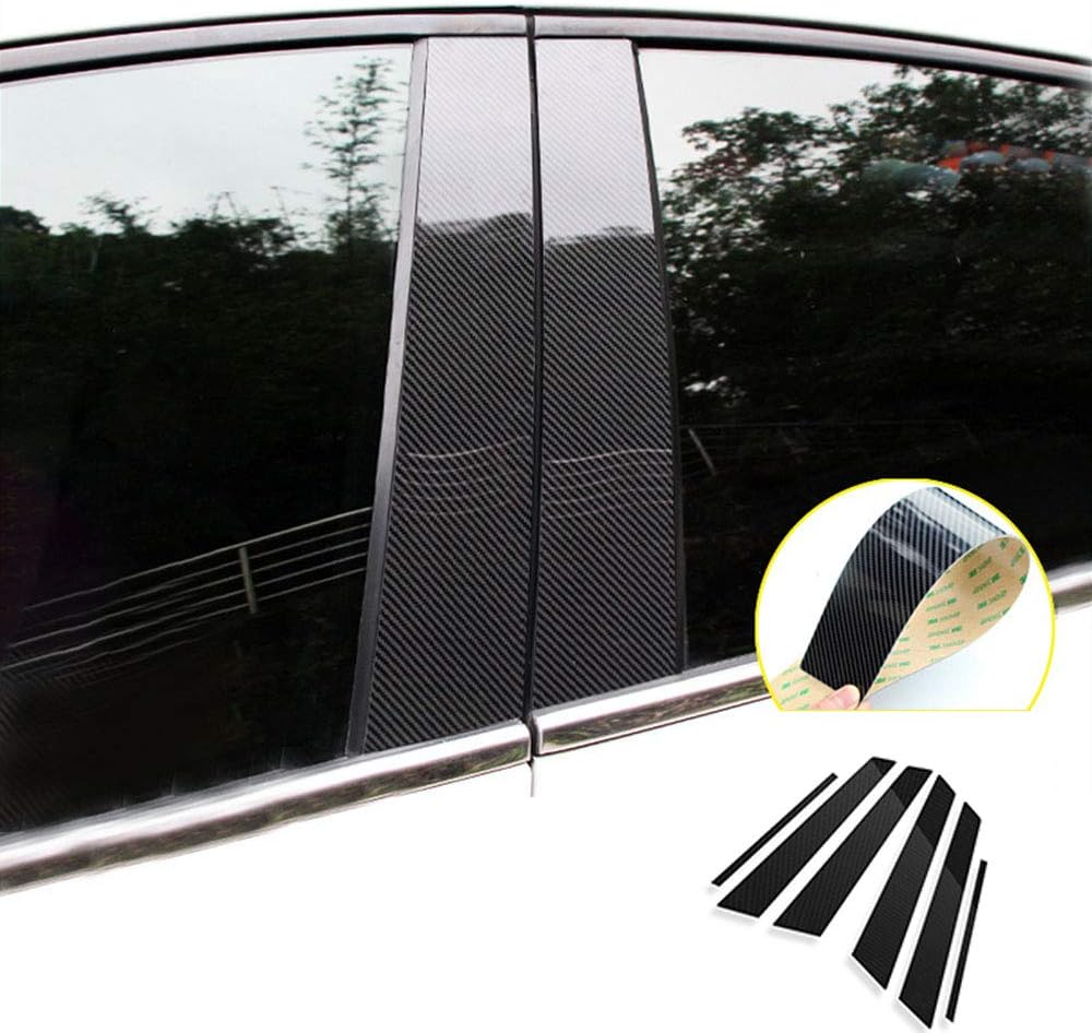 Fit for Toyota Tacoma 2016-2023 Automobile Door Window Pillar Post Trim B Pillar Molding Trim 4Pcs