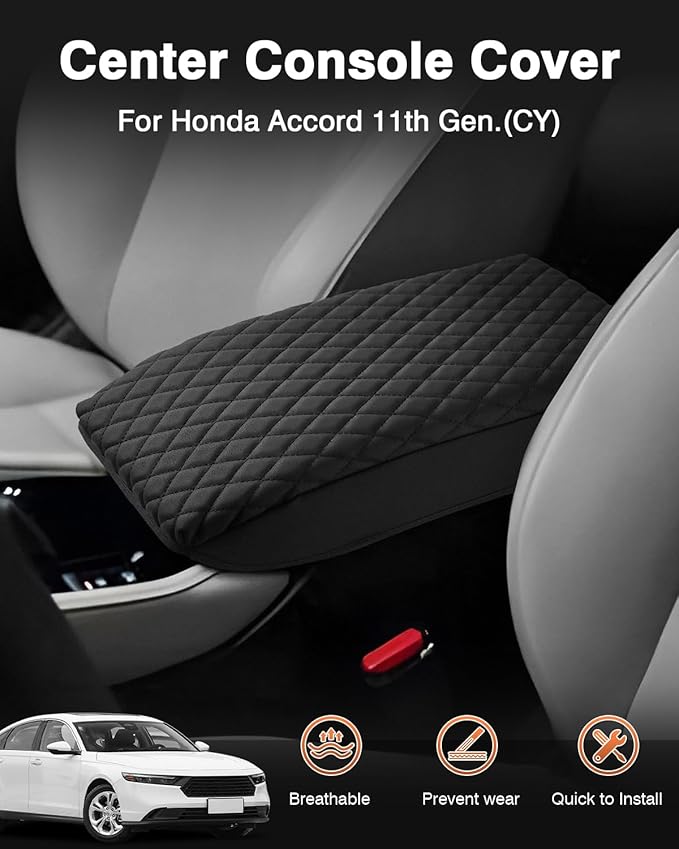Shademax Center Console Cover for Honda Accord 2026 2025 2024 2023 Armrest - Image 2
