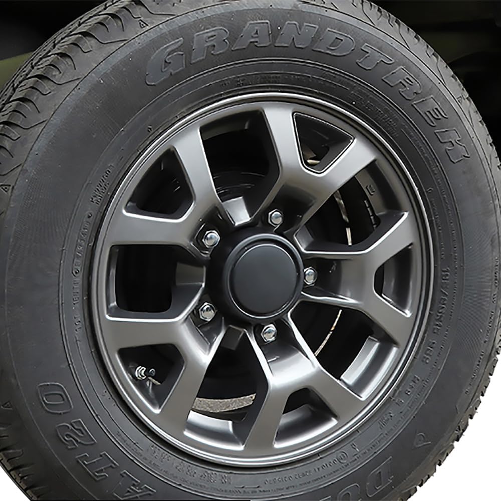 Wheel Center Cap Protector for Suzuki Jimny 2019-2026 JB64 JB74 3-Door 5-Door Wheel Hub Center Cover Caps Exterior Accessories, Black 4Pcs