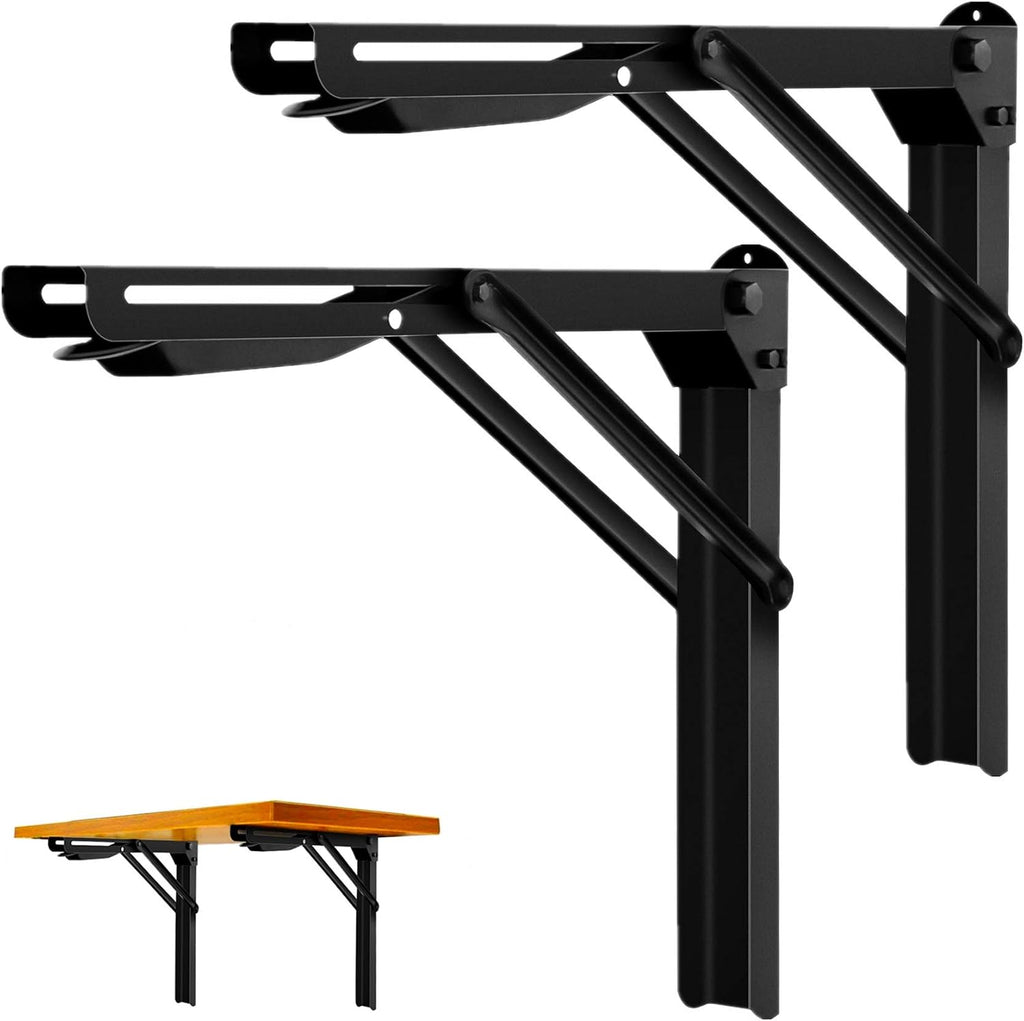 walmann 24" folding shelf brackets, collapsible brackets for, main product view