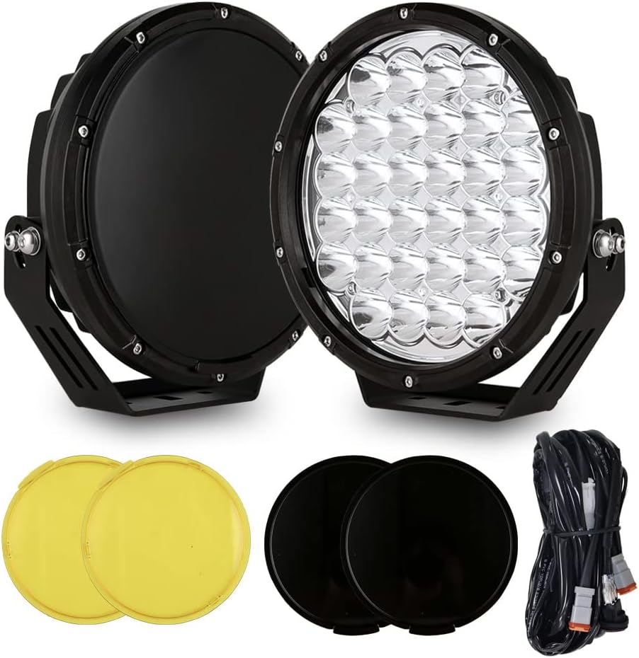 biglion.x 9 inch round led offroad lights pair, main product view
