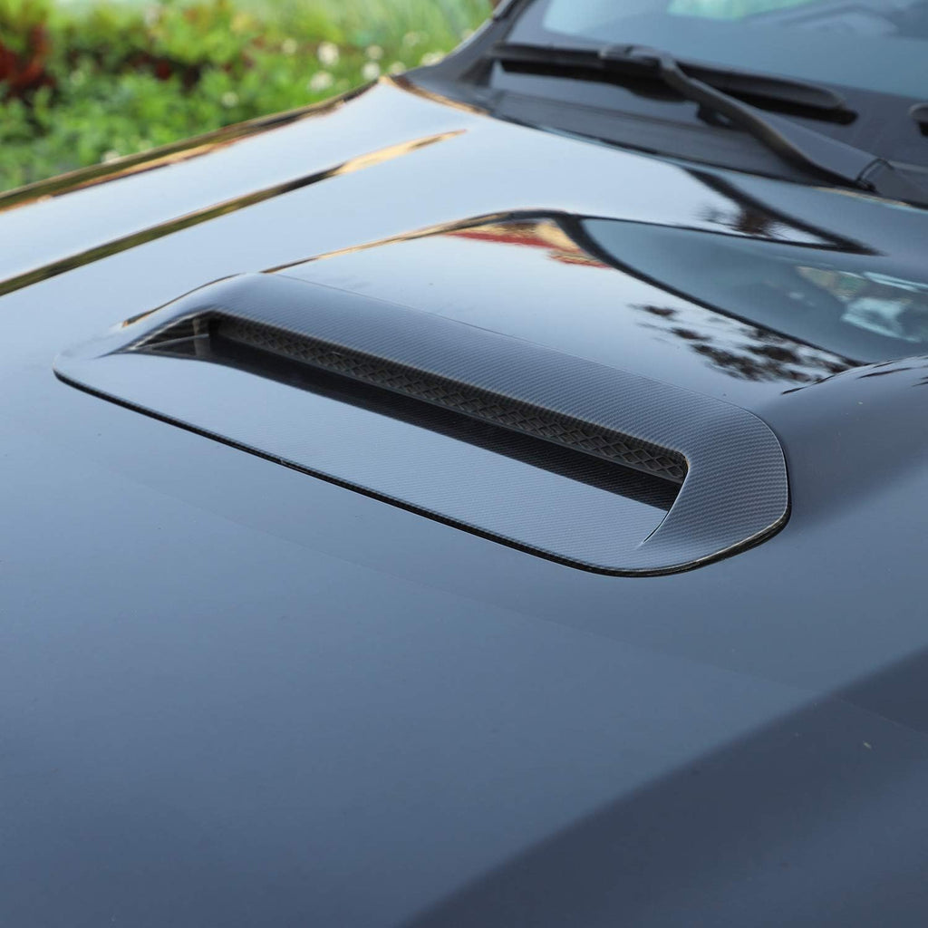 JeCar Carbon Fiber Hood Scoop Vent Cover Trim for 2010-2023 Toyota 4Runner TRD Pro TRD Off-Road