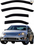 Window Visors Rain Guards fits 2006-2012 Ford Fusion, Out-Channel Window Wind by Unknown
